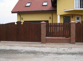 Забор деревянный - пример 55