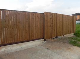Забор деревянный - пример 59