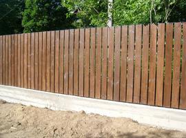 Забор деревянный - пример 45