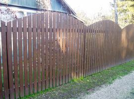 Забор деревянный - пример 49