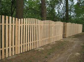Забор деревянный - пример 50
