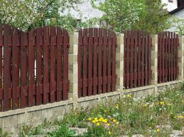 Забор деревянный - пример 52