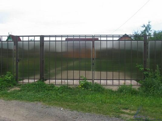 Забор из поликарбоната - пример 70